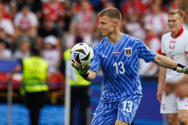 Patrick Pentz UEFA Euro 2024 maçı sırasında Polonya ve Avusturya milli takımları arasında Olympiastadion, Berlin, Almanya 'da (Maciej Rogowski)