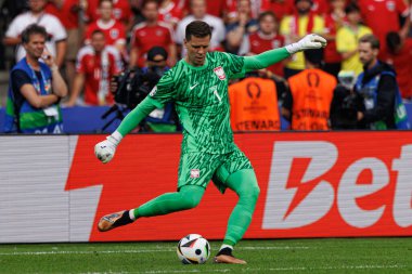 Wojciech Szczesny UEFA Euro 2024 maçı sırasında Polonya ve Avusturya milli takımları arasında Olympiastadion, Berlin, Almanya 'da (Maciej Rogowski)
