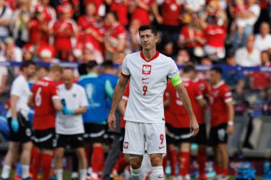 Robert Lewandowski UEFA Euro 2024 maçında Polonya ve Avusturya milli takımları arasında Olympiastadion, Berlin, Almanya (Maciej Rogowski))