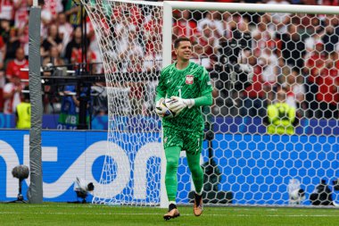 Wojciech Szczesny UEFA Euro 2024 maçı sırasında Polonya ve Avusturya milli takımları arasında Olympiastadion, Berlin, Almanya 'da (Maciej Rogowski)