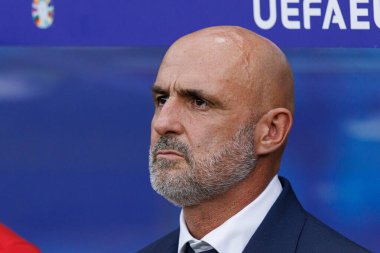 Michal Probierz UEFA Euro 2024 maçı sırasında Polonya ve Avusturya milli takımları arasında Olympiastadion, Berlin, Almanya 'da (Maciej Rogowski)