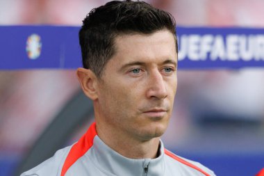 Robert Lewandowski UEFA Euro 2024 maçında Polonya ve Avusturya milli takımları arasında Olympiastadion, Berlin, Almanya (Maciej Rogowski))