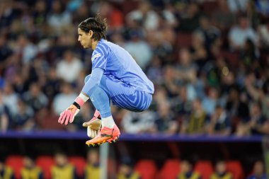Köln, Almanya - 06 19 2024: Yann Sommer, UEFA Euro 2024 maçında Rheinenergiestadion 'da İskoçya ve İsviçre milli takımları arasında görüldü 