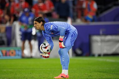Köln, Almanya - 06 19 2024: Yann Sommer, UEFA Euro 2024 maçında Rheinenergiestadion 'da İskoçya ve İsviçre milli takımları arasında görüldü 