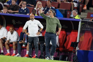 Köln, Almanya - 06 19 2024: Murat Yakin UEFA Euro 2024 'te İskoçya ve İsviçre milli takımları arasında Rheinenergiestadion' da görüldü
