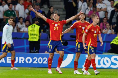 Mikel Oyarzabal UEFA Euro 2024 final maçında İspanya ve İngiltere milli takımları arasında Berlin Olimpiyat Stadyumu 'nda görüldü (Maciej Rogowski))