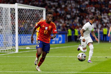 Nicolas Williams, İspanya ve İngiltere milli takımları arasında oynanan UEFA Euro 2024 final maçında Berlin, Almanya (Maciej Rogowski))