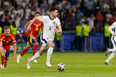Declan Rice, İspanya ve İngiltere milli takımları arasında oynanan UEFA Euro 2024 final maçında Berlin, Almanya 'da görüldü (Maciej Rogowski))