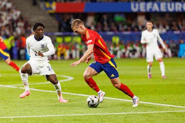 Dani Olmo, İspanya ve İngiltere milli takımları arasında oynanan UEFA Euro 2024 final maçında Berlin, Almanya 'da görüldü (Maciej Rogowski))