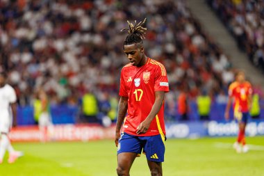 Nico Williams, İspanya ve İngiltere milli takımları arasında oynanan UEFA Euro 2024 final maçında Berlin, Almanya 'da görüldü (Maciej Rogowski))