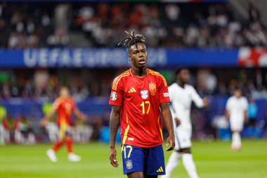 Nico Williams, İspanya ve İngiltere milli takımları arasında oynanan UEFA Euro 2024 final maçında Berlin, Almanya 'da görüldü (Maciej Rogowski))