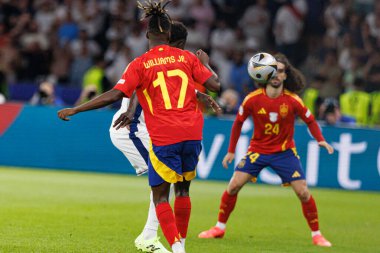 Nico Williams, İspanya ve İngiltere milli takımları arasında oynanan UEFA Euro 2024 final maçında Berlin, Almanya 'da görüldü (Maciej Rogowski))