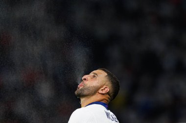 Kyle Walker UEFA Euro 2024 final maçında İspanya ve İngiltere milli takımları arasında Berlin Olimpiyat Stadyumu 'nda görüldü (Maciej Rogowski))