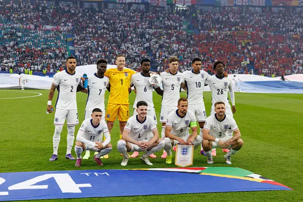 UEFA Euro 2024 final maçında İspanya ve İngiltere milli takımları arasında Berlin, Almanya 'da Olimpiyat Stadyumu' nda görüldü (Maciej Rogowski)