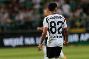 Luquinhas, PKO BP Ekstraklasa maçı sırasında Stadyum Miejski Lejyonu Warszawa, Varşova, Polonya 'daki Legia Warszawa ve Zaglebie Lubin takımları arasında oynanır.)