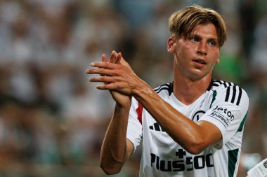 PKO BP Ekstraklasa maçında Jan Ziolkowski Stadion Miejski Legii Warszawa 'daki Legia Warszawa ve Zaglebie Lubin takımları arasında oynadı. (Maciej Rogowski))