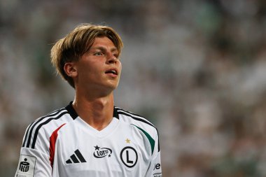 PKO BP Ekstraklasa maçında Jan Ziolkowski Stadion Miejski Legii Warszawa 'daki Legia Warszawa ve Zaglebie Lubin takımları arasında oynadı. (Maciej Rogowski))