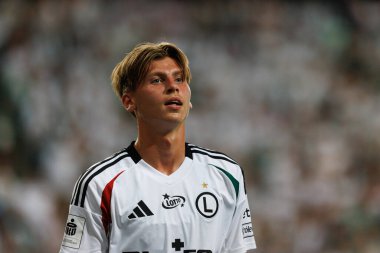PKO BP Ekstraklasa maçında Jan Ziolkowski Stadion Miejski Legii Warszawa 'daki Legia Warszawa ve Zaglebie Lubin takımları arasında oynadı. (Maciej Rogowski))