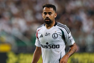 Luquinhas, PKO BP Ekstraklasa maçı sırasında Stadyum Miejski Lejyonu Warszawa, Varşova, Polonya 'daki Legia Warszawa ve Zaglebie Lubin takımları arasında oynanır.)