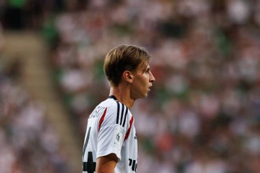 PKO BP Ekstraklasa maçında Jan Ziolkowski Stadion Miejski Legii Warszawa 'daki Legia Warszawa ve Zaglebie Lubin takımları arasında oynadı. (Maciej Rogowski))