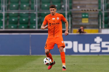 PKO BP Ekstraklasa maçında Aleks Lawniczak Stadion Miejski Legii Warszawa, Varşova, Polonya 'daki Legia Warszawa ve Zaglebie Lubin takımları arasında oynadı (Maciej Rogowski))