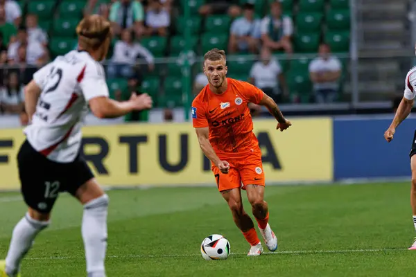 stock image Marek Mroz  during PKO BP Ekstraklasa game between teams of  Legia Warszawa and Zaglebie Lubin  at Stadion Miejski Legii Warszawa, Warsaw, Poland (Maciej Rogowski)