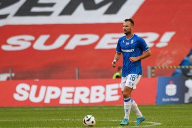 PKO BP Ekstraklasa maçı sırasında Enea Stadion, Poznan, Polonya 'daki Lech Poznan ve Gornik Zabrze takımları arasında oynanan maçta Antonio Miliç (Maciej Rogowski)