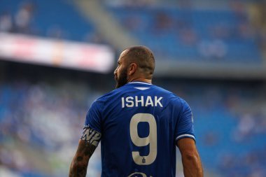 Mikael Ishak  during PKO BP Ekstraklasa game between teams of  Lech Poznan and Gornik Zabrze at Enea Stadion, Poznan, Poland (Maciej Rogowski) clipart