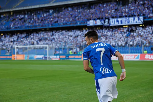 stock image Afonso Sousa  during PKO BP Ekstraklasa game between teams of  Lech Poznan and Gornik Zabrze at Enea Stadion, Poznan, Poland (Maciej Rogowski)