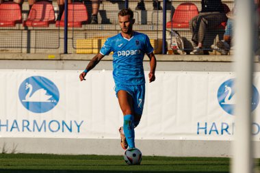 Avrupa Ligi ikinci tur eleme maçında Denis Dragus, MFK Ruzomberok ve Trabzonspor takımları arasında Stadyum MFK Ruzomberok, Slovakya (Maciej Rogowski)