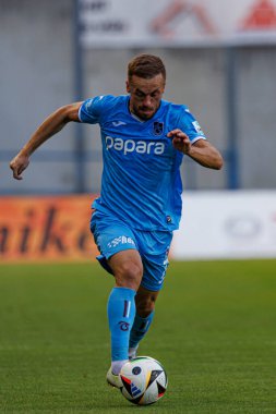 Edin Visca Avrupa Ligi ikinci tur eleme maçında MFK Ruzomberok ve Trabzonspor takımları arasında Stadyum MFK Ruzomberok, Slovakya 'da (Maciej Rogowski)