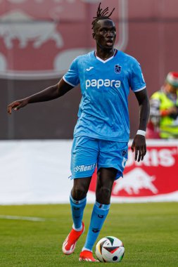 Batista Mendy Avrupa Ligi ikinci tur eleme maçı sırasında MFK Ruzomberok ve Trabzonspor takımları arasında Stadyum MFK Ruzomberok, Slovakya 'da (Maciej Rogowski)