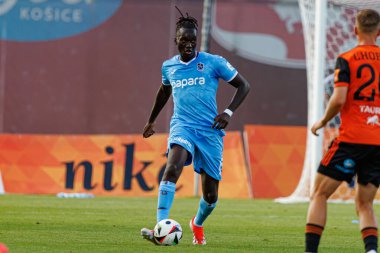 Batista Mendy Avrupa Ligi ikinci tur eleme maçı sırasında MFK Ruzomberok ve Trabzonspor takımları arasında Stadyum MFK Ruzomberok, Slovakya 'da (Maciej Rogowski)