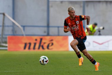 Avrupa Ligi ikinci tur eleme maçında Adam Tucny MFK Ruzomberok ve Trabzonspor takımları arasında Stadyum MFK Ruzomberok, Slovakya 'da (Maciej Rogowski)