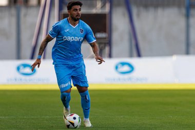 Ozan Tufan Avrupa Ligi ikinci tur eleme maçında MFK Ruzomberok ve Trabzonspor takımları arasında Stadyum MFK Ruzomberok, Slovakya 'da (Maciej Rogowski)