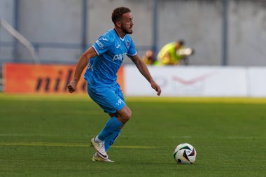 Edin Visca Avrupa Ligi ikinci tur eleme maçında MFK Ruzomberok ve Trabzonspor takımları arasında Stadyum MFK Ruzomberok, Slovakya 'da (Maciej Rogowski)