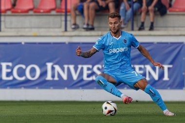 Avrupa Ligi ikinci tur eleme maçında Denis Dragus, MFK Ruzomberok ve Trabzonspor takımları arasında Stadyum MFK Ruzomberok, Slovakya (Maciej Rogowski)