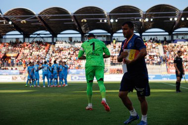 Avrupa Ligi ikinci tur eleme maçında Ugurcan Çakır, MFK Ruzomberok ve Trabzonspor takımları arasında Stadyum MFK Ruzomberok, Slovakya (Maciej Rogowski))