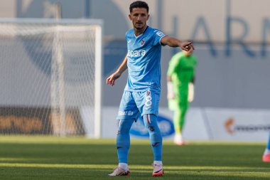 Enis Bardhi Avrupa Ligi ikinci tur eleme maçında MFK Ruzomberok ve Trabzonspor takımları arasında Stadyum MFK Ruzomberok, Slovakya 'da (Maciej Rogowski)