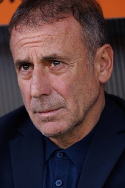 Avrupa Ligi ikinci tur eleme maçında Abdullah Avci, MFK Ruzomberok ve Trabzonspor takımları arasında Stadyum MFK Ruzomberok, Slovakya 'da oynanan karşılaşmada (Maciej Rogowski)