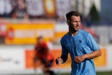 Avrupa Ligi ikinci tur eleme maçında Denis Dragus, MFK Ruzomberok ve Trabzonspor takımları arasında Stadyum MFK Ruzomberok, Slovakya (Maciej Rogowski)