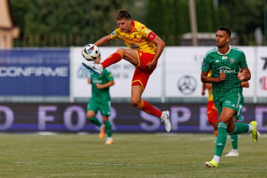 Taras Romanczuk, Luis Rocha  during PKO BP Ekstraklasa game between teams of Radomiak Radom and Jagiellonia Bialystok at Stadion Miejski im. Braci Czachorow,  Radom, Poland (Maciej Rogowski) clipart