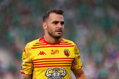 Stadyumdaki Radomiak Radom ve Jagiellonia Bialystok takımları arasında oynanan PKO BP Ekstraklasa maçı sırasında İsa İmaz. Braci Czachorow, Radom, Polonya (Maciej Rogowski)