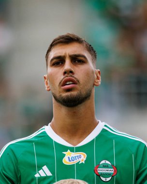 Bruno Jordao, PKO BP Ekstraklasa maçında Radomiak Radom ve Jagiellonia Bialystok takımları arasında Stadion Miejski im 'de oynadı. Braci Czachorow, Radom, Polonya (Maciej Rogowski)