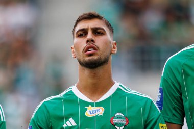 Bruno Jordao, PKO BP Ekstraklasa maçında Radomiak Radom ve Jagiellonia Bialystok takımları arasında Stadion Miejski im 'de oynadı. Braci Czachorow, Radom, Polonya (Maciej Rogowski)