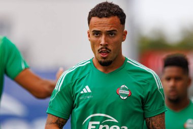 Joao Peglow, PKO BP Ekstraklasa maçında Radomiak Radom ve Jagiellonia Bialystok takımları arasında Stadion Miejski im 'de oynadı. Braci Czachorow, Radom, Polonya (Maciej Rogowski)