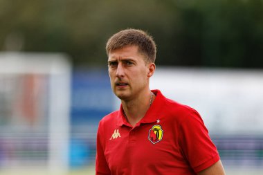 Stadyumdaki Radomiak Radom ve Jagiellonia Bialystok takımları arasında oynanan PKO BP Ekstraklasa maçında Taras Romanczuk. Braci Czachorow, Radom, Polonya (Maciej Rogowski)