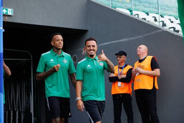 Luizao, Joao Peglow PKO BP Ekstraklasa maçı sırasında Stadion Miejski im 'deki Radomiak Radom ve Jagiellonia Bialystok takımları arasında oynuyordu. Braci Czachorow, Radom, Polonya (Maciej Rogowski)