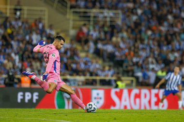 Diogo Costa Supertaca Candido de Oliveira 2024 maçında Estadio Municipal de Aveiro, Portekiz 'deki Sporting CP ve FC Porto takımları arasında (Maciej Rogowski)