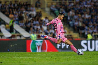 Diogo Costa Supertaca Candido de Oliveira 2024 maçında Estadio Municipal de Aveiro, Portekiz 'deki Sporting CP ve FC Porto takımları arasında (Maciej Rogowski)